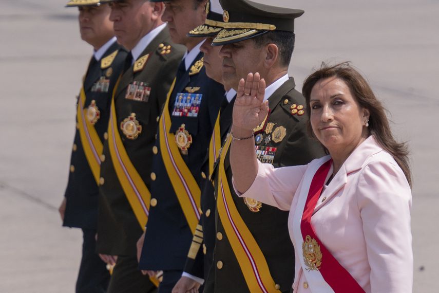 La presidenta de Perú