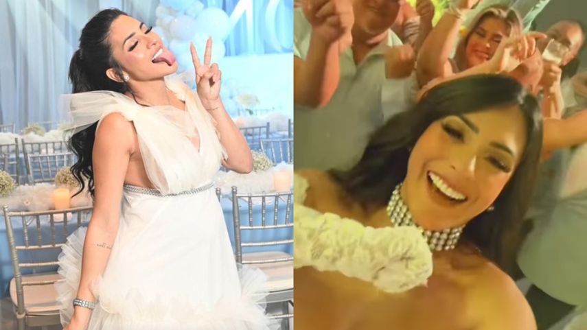 Jacky Guzmán celebra por lo alto su&nbsp; gender reveal&nbsp;