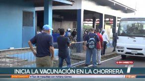 Inicia la aplicación de la vacuna de AstraZeneca en La Chorrera