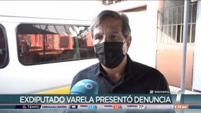José Luis Varela presenta denuncia contra Ricardo Martinelli
