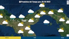 Pronóstico del Tiempo para hoy 28 de octubre