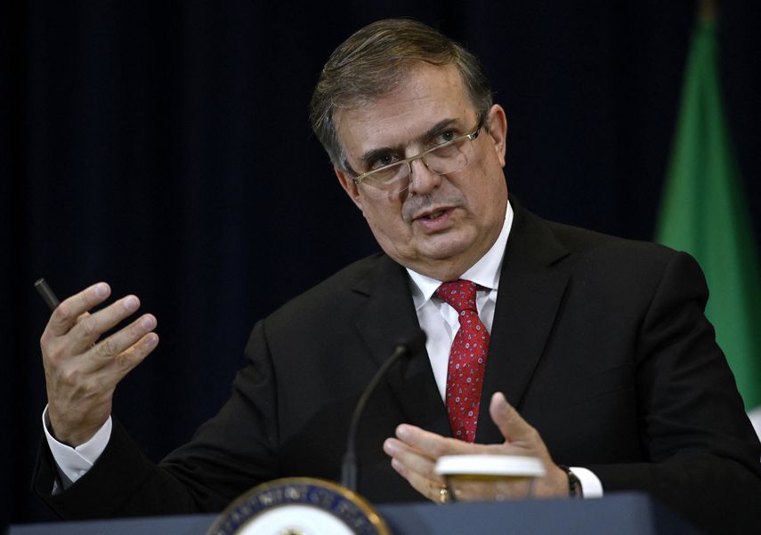 El canciller mexicano Marcelo Ebrard.