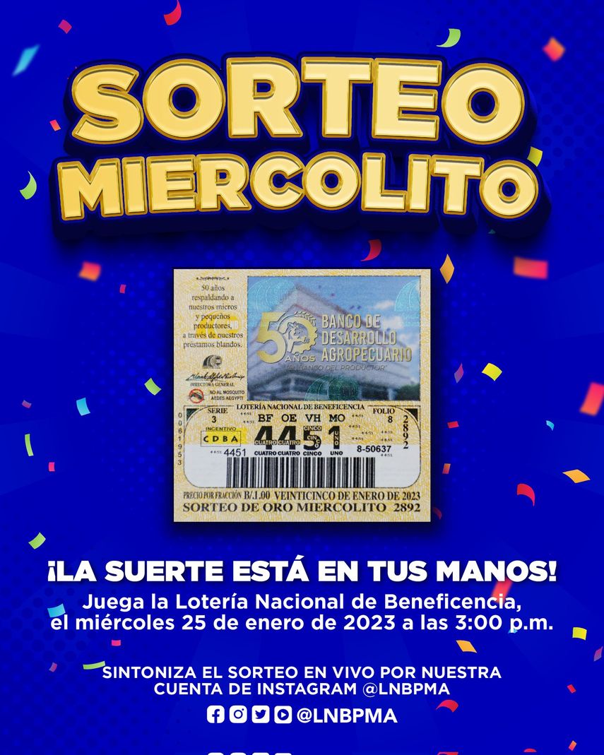 Lotería de Panamá: Horario y cómo ver el sorteo del 25 de enero