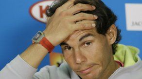 Rafael Nadal se baja del podio