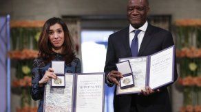 Ganadores de Nobel de la Paz piden fin a violencia sexual