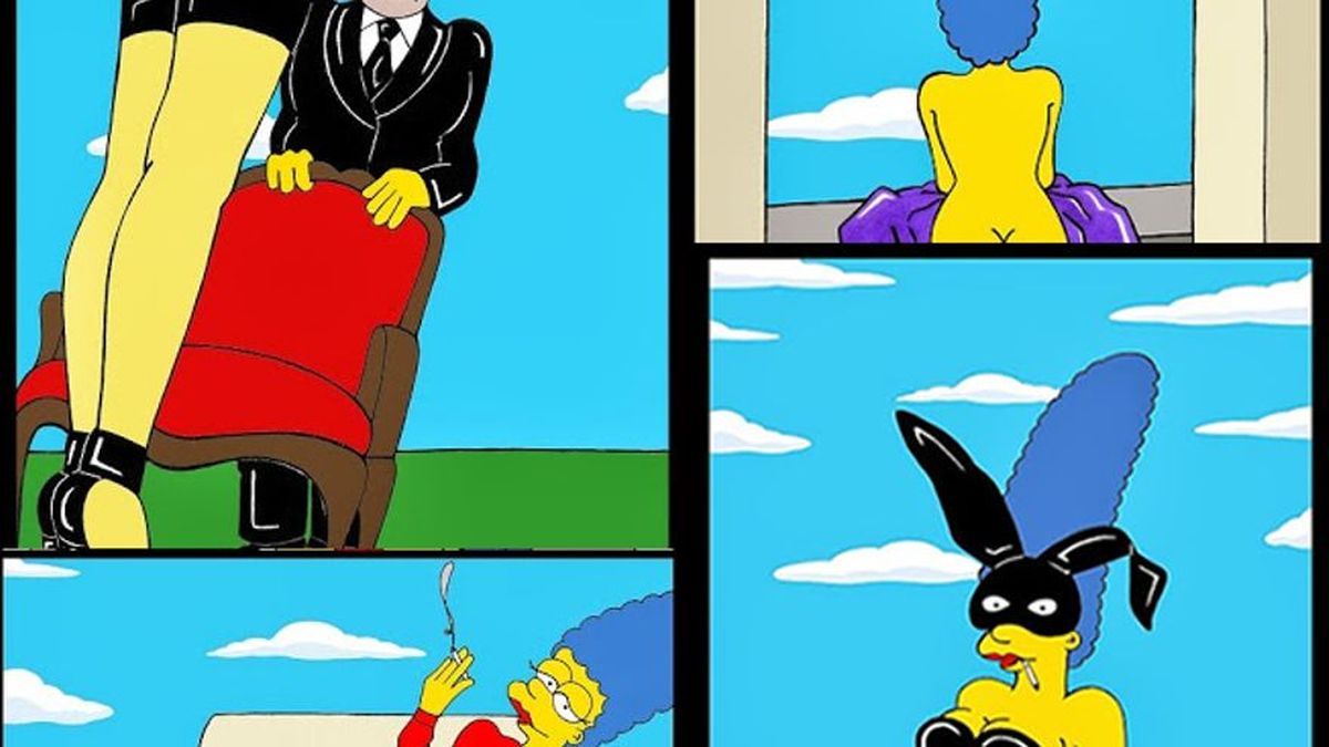 Homero y Margen Simpson se vuelven estrellas sexuales en ilustraciones