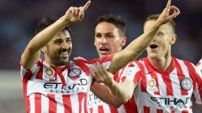 David Villa debuta con un gol en el campeonato australiano