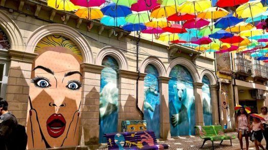 Águeda, la ciudad de los paraguas que exporta su idea a todo el mundo