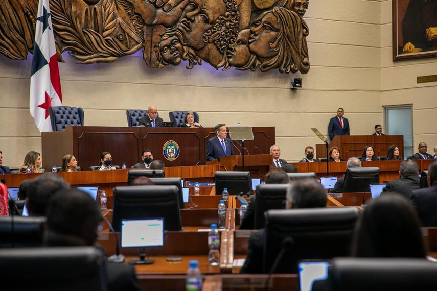 Presidente Laurentino Cortizo rindiendo informe a la nación el pasado 2 de enero del 2023 Presidente Laurentino Cortizo rindiendo informe a la nación el pasado 2 de enero del 2023