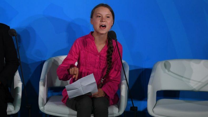 Trump ironiza sobre Greta Thunberg, una joven muy feliz