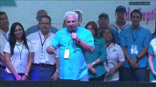 José Domingo es mejor que yo dijo Martinelli en discurso de primarias