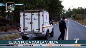 Bus accidentado era el primero de cinco que iban hacia Gualaca