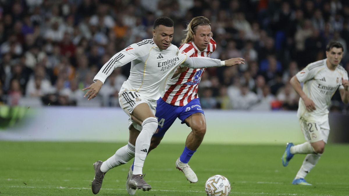 Kylian Mbappé, delantero del Real Madrid. Kylian Mbappé, delantero del Real Madrid.