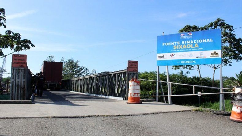 Construcción del puente binacional sobre el río Sixaola tiene un 36% de avance