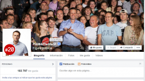 Rusia logra que Facebook bloquee página de apoyo a opositor Navalny