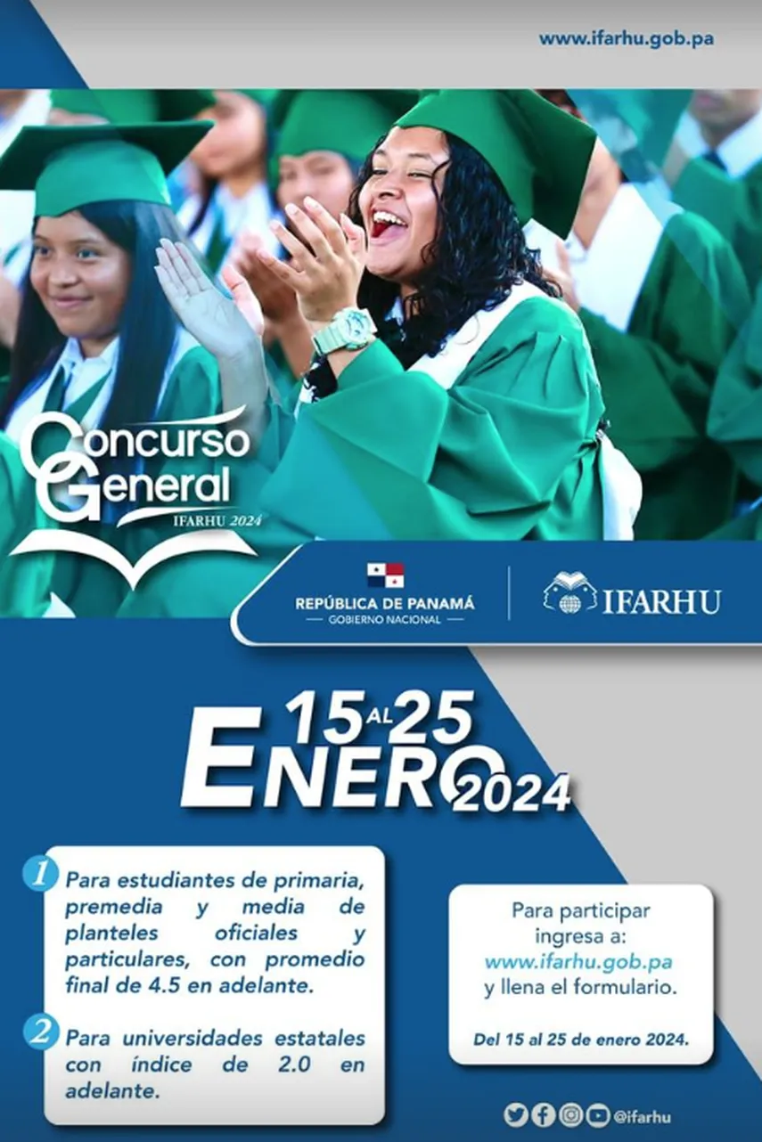 Concurso General de Becas, IFARHU Este es el último día disponible