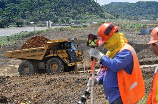 Trabajos de ampliación