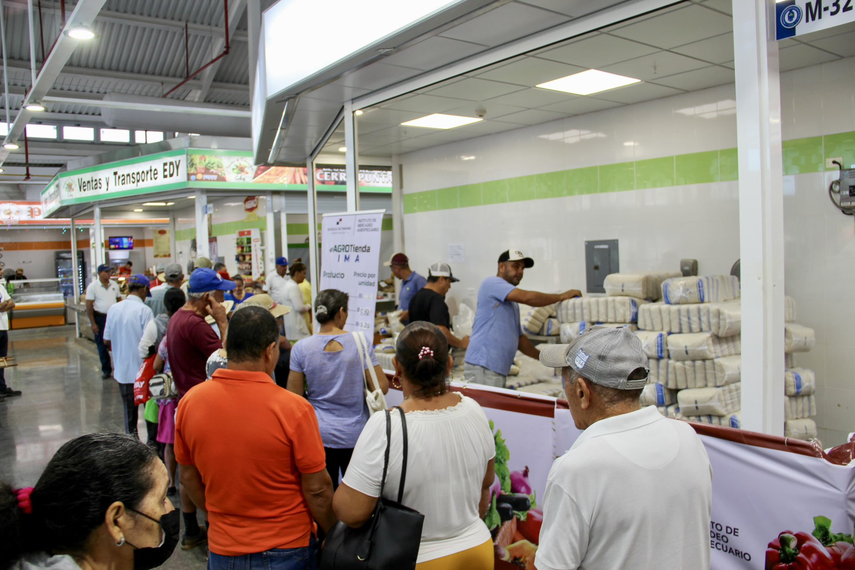 Venta de arroz en las AgroTiendas del IMA.&nbsp;