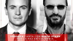 Fonseca colabora con Ringo Star en un himno por la paz en Colombia