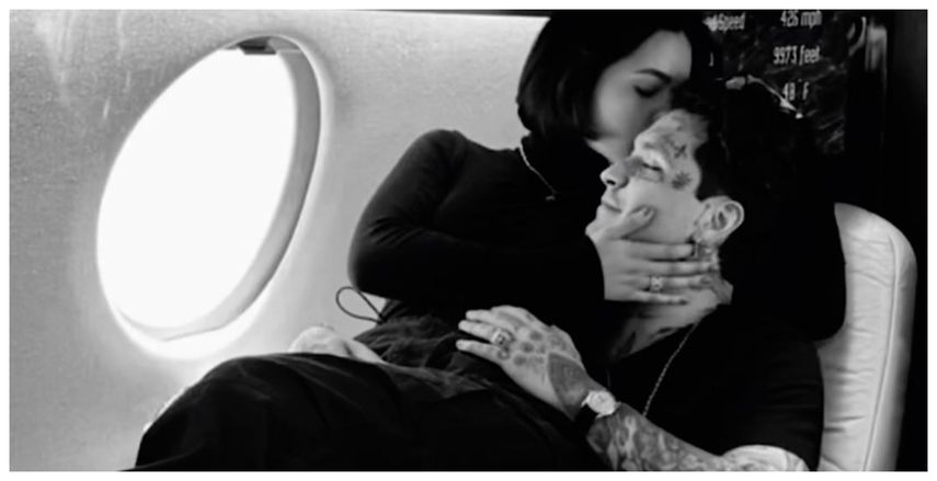 Christian Nodal y Ángela Aguilar.