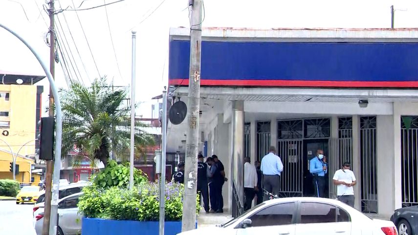 El hurto a la sucursal del Banco Nacional en Calidonia se registró a mediados de agosto