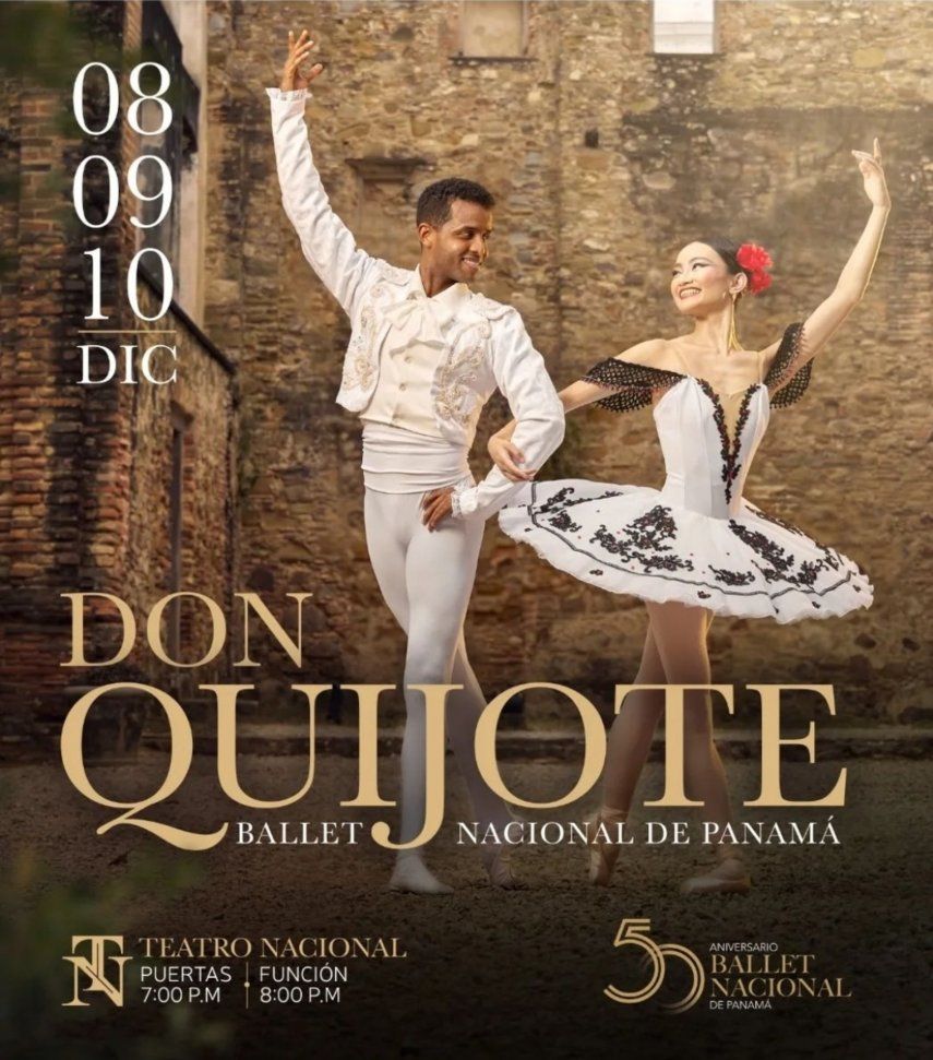 Ballet Nacional de Panamá presentará Don Quijote, del 8 al 10 de diciembre