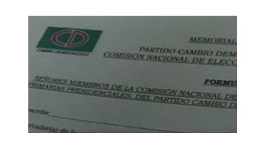 Tres precandidatos del CD han retirado sus formularios de postulación