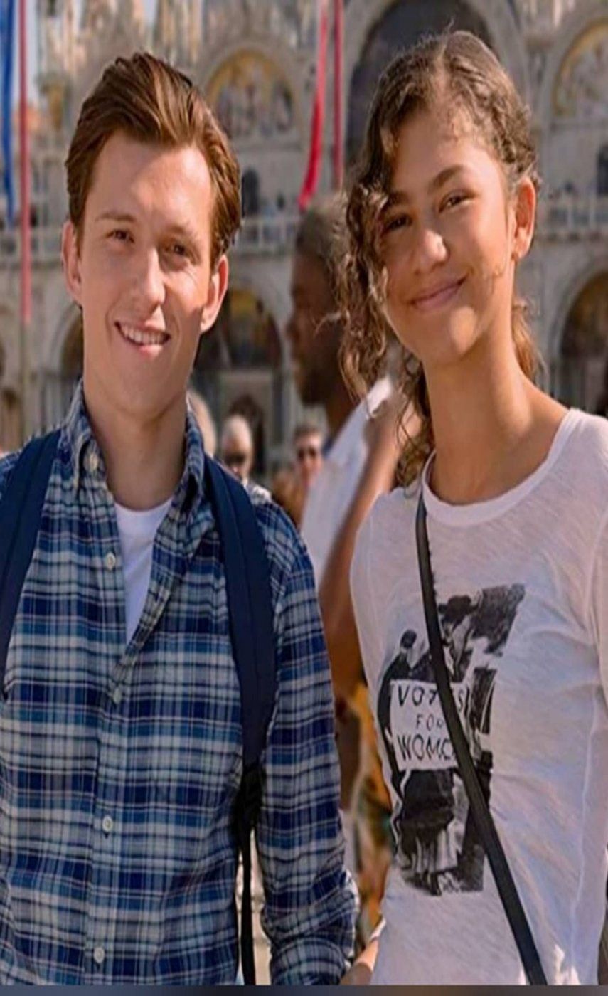 Tom Holland y Zendaya.