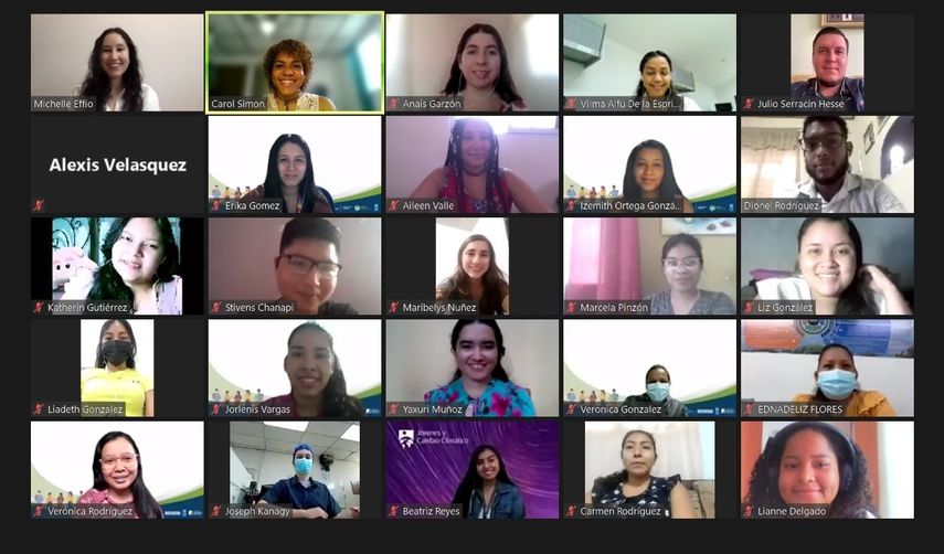 Presentación de jóvenes seleccionados para la Academia sobre Cambio Climático.