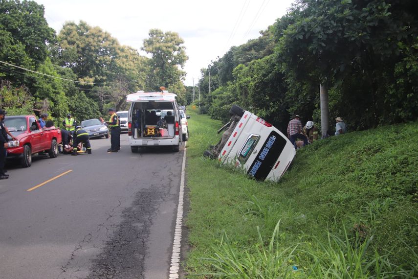 El accidente de tránsito ocurrió cerca del mercado público.