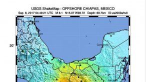 Temblor de magnitud 6