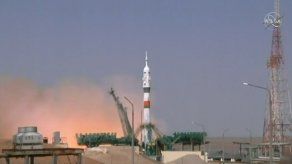 Cohete Soyuz se acopla a la ISS en misión de homenaje a Yuri Gagarin