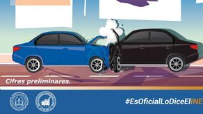 El INEC reveló cifras de alarma sobre accidentes de tránsito.