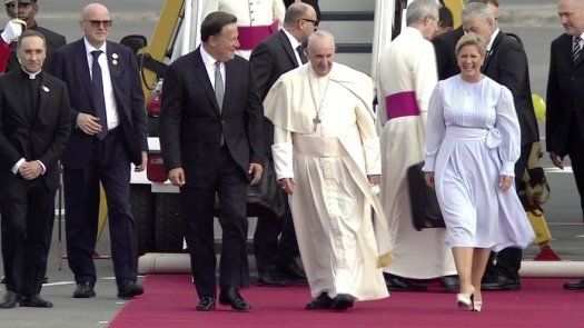 ¡Histórico! Papa Francisco llega a Panamá para encuentro con jóvenes en la JMJ 2019