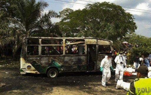 Detienen en Venezuela a dueño de bus en que murieron 33 niños en Colombia