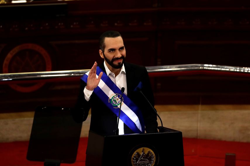 El presidente de El Salvador