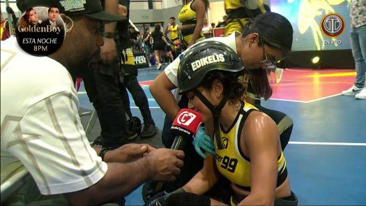 Calle 7 Panamá: Edikelis tuvo una mala caída en la competencia.