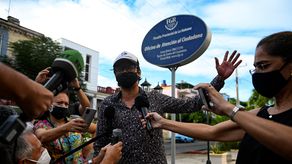 El opositor cubano Yunior García.