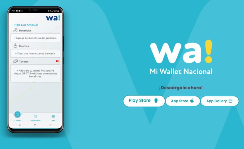 Wa! Mi Wallet Nacional está disponible para descarga en Play Store
