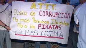 Transportistas de Panamá Este exigen respeto a sus derechos en la ATTT Transportistas de Panamá Este exigen respeto a sus derechos en la ATTT