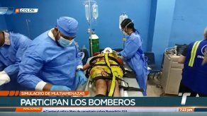Autoridades colonensas realizan simulacro multiamenazas