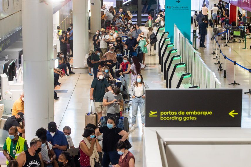 En Portugal tiene lugar una huelga de los empleados del servicio de equipajes