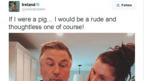 Ireland Baldwin bromea sobre el insulto que le dedicó su padre hace años