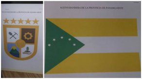 Develan bandera y escudo de la provincia de Panamá Oeste