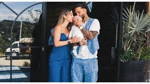 Maluma y su familia.