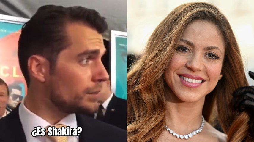 Se hace viral la reacción de Henry Cavill al ver a Shakira en una alfombra roja