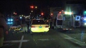 Tres personas heridas en accidente en urbanización Los Ángeles