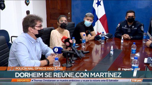 Cristian Martínez se reunió con director de la Policía Nacional tras incidente