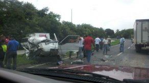 Se registra accidente en Vía Interamericana cerca de Loma Campana