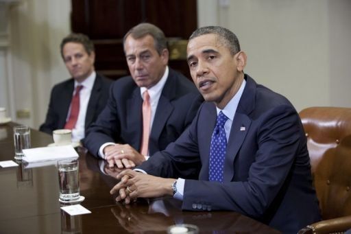Obama confía en proceso fructífero para evitar precipicio fiscal